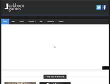 Tablet Screenshot of jackbootgames.com